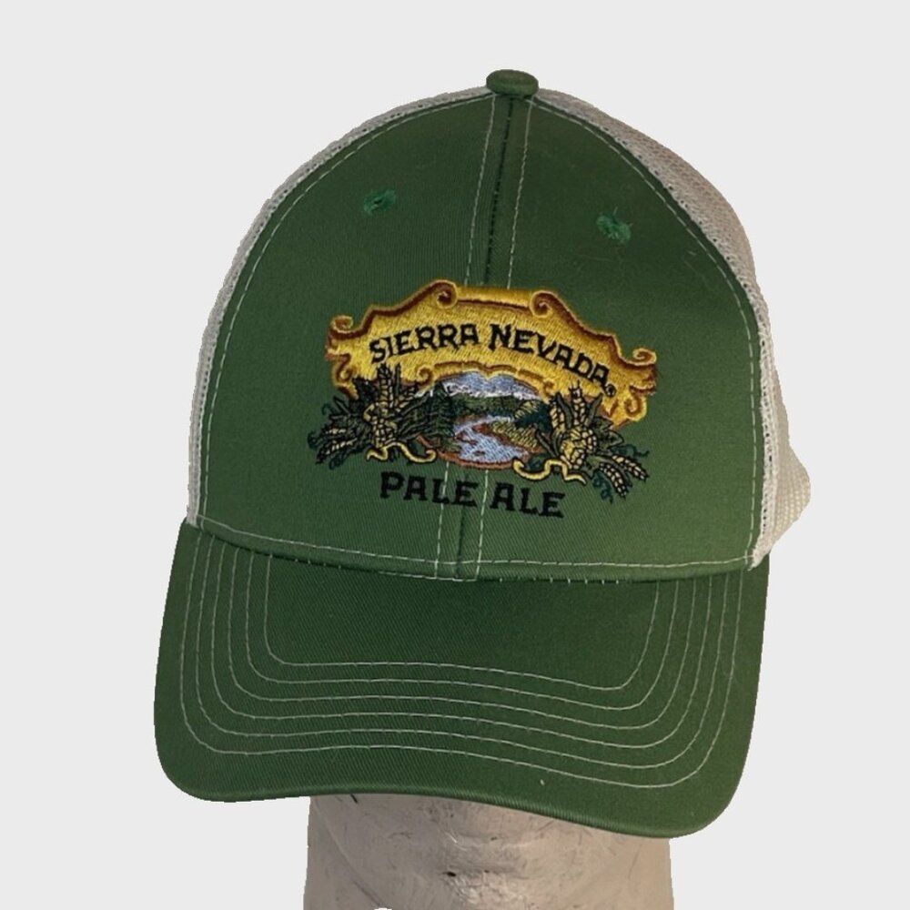 Sierra Nevada Pale Ale Hat Cap Chico CA Craft Brewery Beer Trucker Dadcore New
